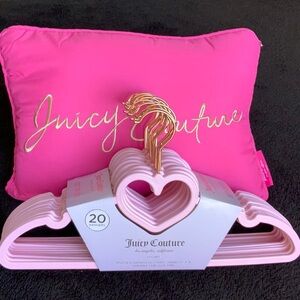 💖20 Hangers Juicy Couture Notched Shoulder Space Saving Heart Top